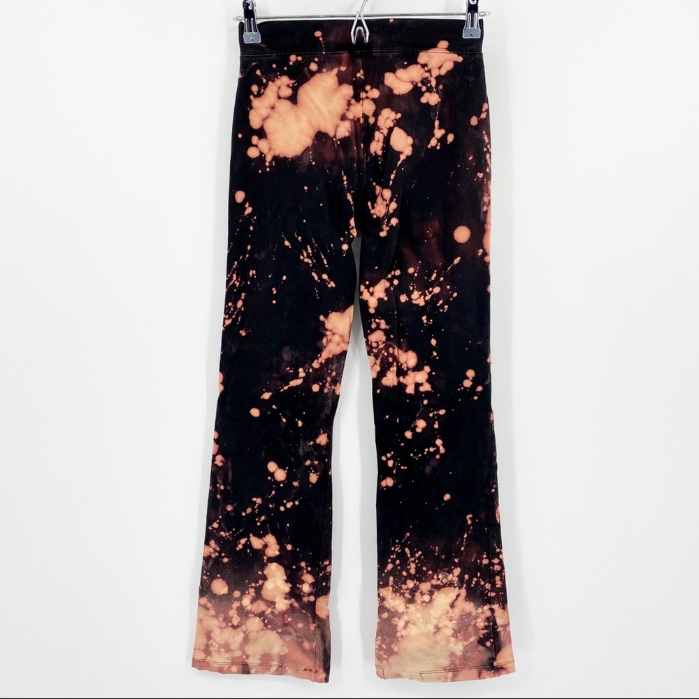 VS Yoga Bleach Tie Dye Black Stretch Leggings S - Picture 4 of 12